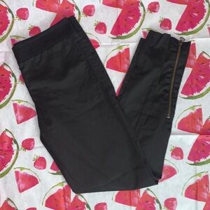 Stella Mccartney Pinstripe Zipper Ankle Trouser-32 inch. waist